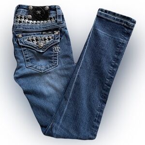 MISS ME- Low Rise Straight Leg Jean
